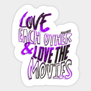 Love the Movies (P) Sticker